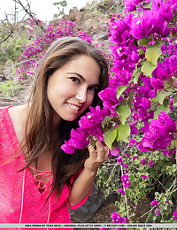 Nina Sphinx unembellished with dispirited WONDERS veranda - MetArt.com